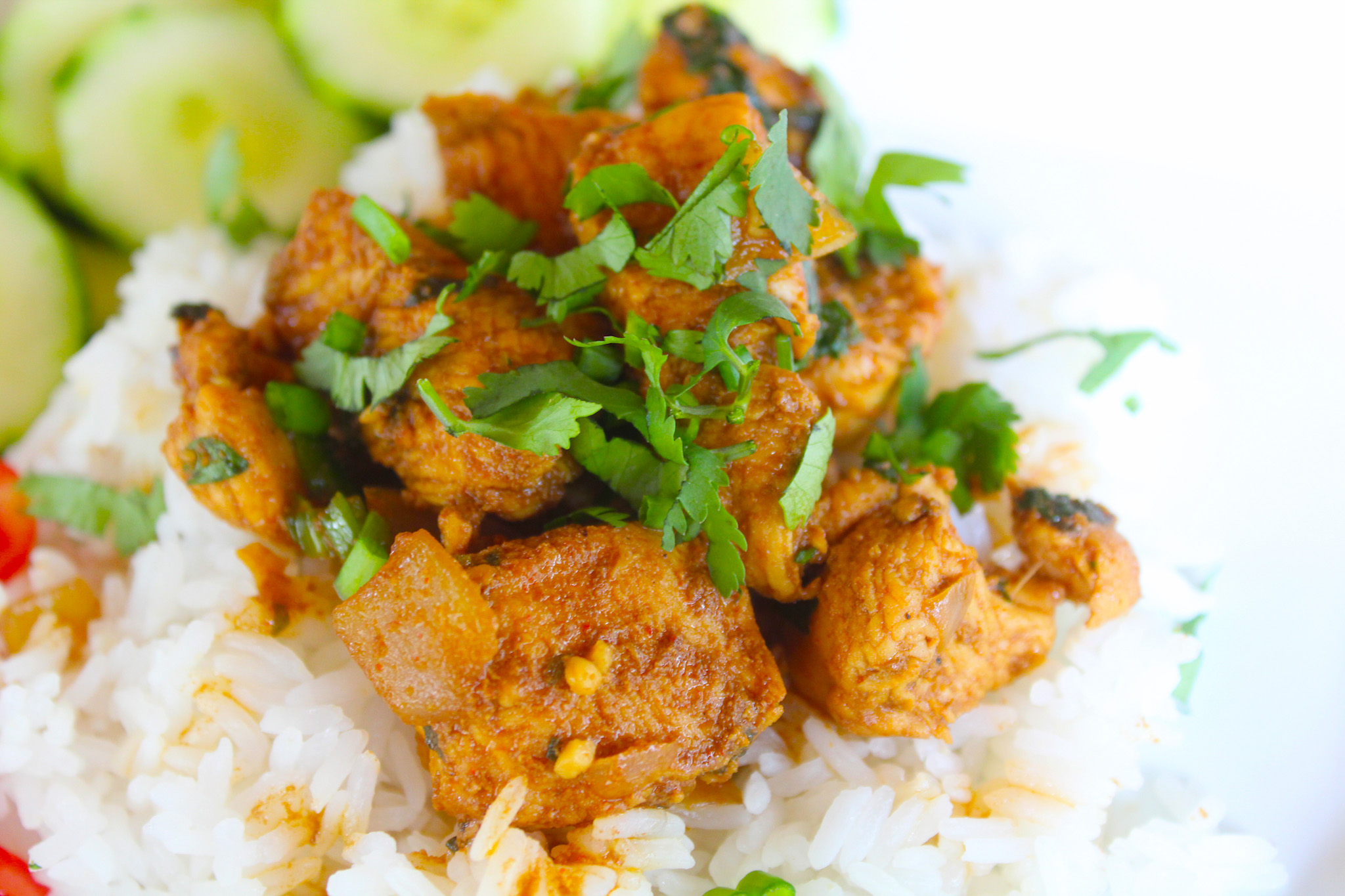 Caribbean Boneless Stew Chicken