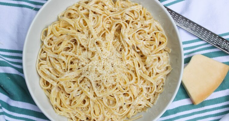 Lightened- Up Fettuccine Alfredo