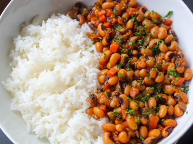 Trinidad Stewed Black-Eye Peas recipe